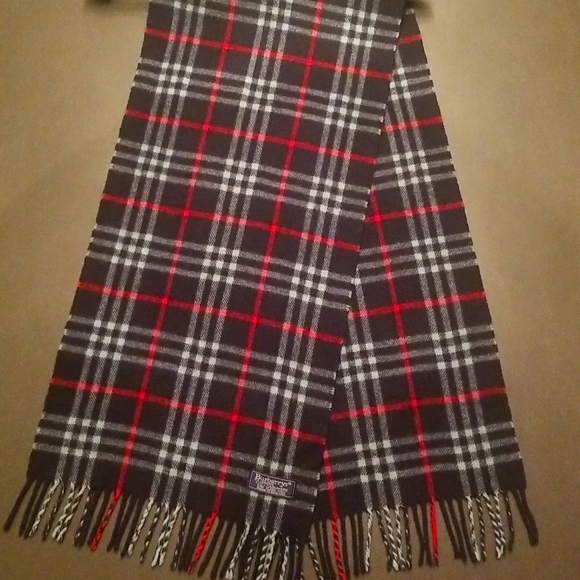 Unisex Burberry 100% Check Cashmere Scarf - Picture 1 of 12